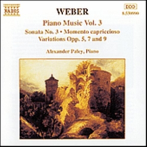 Weber Carl Maria Von - Piano Music Vol 3 in the group OUR PICKS / Stocksale / CD Sale / CD Classic at Bengans Skivbutik AB (657775)
