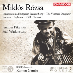 Rozsa - Orchestral Works Vol 2 in the group Externt_Lager /  at Bengans Skivbutik AB (658780)