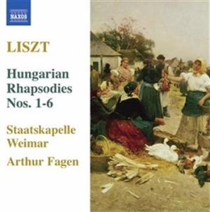 Liszt - Hungarian Rhapsodies Nos. 1-6 in the group CD / Övrigt at Bengans Skivbutik AB (658889)