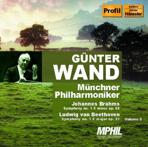 Brahms & Beethoven/ Philharmoniker - Symphony No. 1 & No. 1 In C, Munch in the group CD / Klassiskt at Bengans Skivbutik AB (662722)