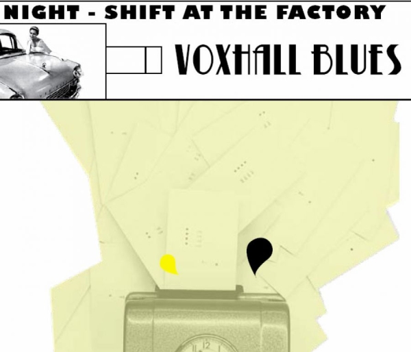 Voxhall Blues - Night-Shift At The Factory in the group CD / Rock at Bengans Skivbutik AB (668941)