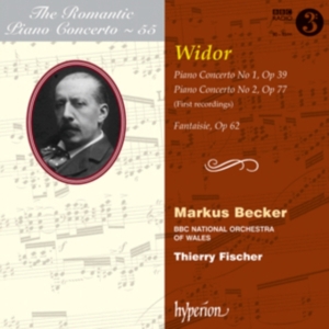 Widor - The Romantic Piano Concerto Vol 55 in the group Externt_Lager /  at Bengans Skivbutik AB (681648)