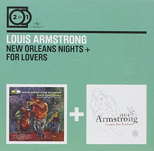 Louis Armstrong - 2For1 New Orleans Nights/For Lovers in the group CD / Jazz/Blues at Bengans Skivbutik AB (684847)