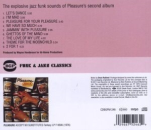 Pleasure - Accept No Substitutes in the group CD / Pop-Rock,RnB-Soul at Bengans Skivbutik AB (685348)