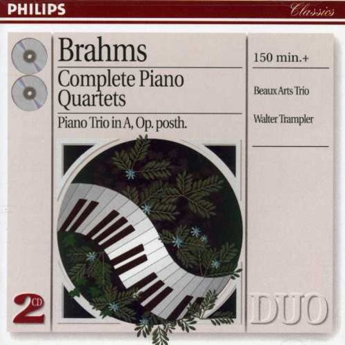 Brahms - Pianokvartetter Samtl in the group CD / Klassiskt at Bengans Skivbutik AB (689723)