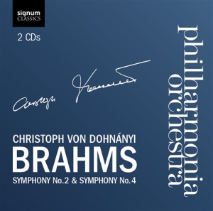 Brahms Johannes - Symphony No.2 And No. 4 in the group Externt_Lager /  at Bengans Skivbutik AB (693233)