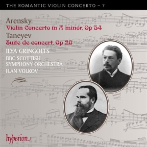 Arensky / Taneyev - Romantic Violin Concertos in the group Externt_Lager /  at Bengans Skivbutik AB (695088)
