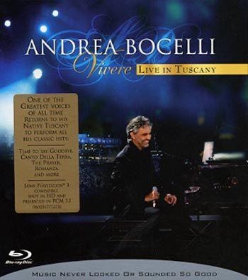 Andrea Bocelli - Vivere - Live In Tuscany - Blu in the group DVD & BLU-RAY at Bengans Skivbutik AB (740097)