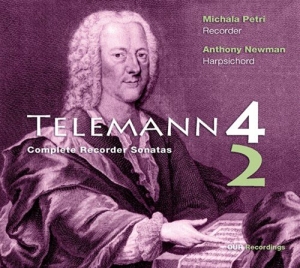 Telemann - Sonatas For Recorder in the group Externt_Lager /  at Bengans Skivbutik AB (934518)