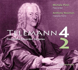 Telemann - Sonatas For Recorder in the group CD / Klassiskt at Bengans Skivbutik AB (934518)