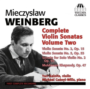 Weinberg - Violin Sonatas Vol 2 in the group Externt_Lager /  at Bengans Skivbutik AB (934549)