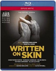 Benjamin - Written On Skin (Blu-Ray) i gruppen VI TIPSAR / Klassiska lablar / Opus Arte hos Bengans Skivbutik AB (986455)