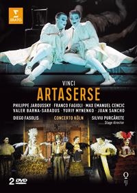 Diego Fasolis/Philippe Jarouss - Vinci: Artaserse in the group OTHER / Music-DVD & Bluray at Bengans Skivbutik AB (989396)