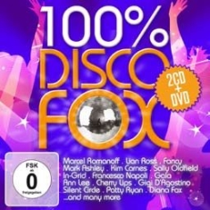 Various Artists - 100 % Disco Fox (2Cd+Dvd) in the group CD / Dance-Techno,Pop-Rock at Bengans Skivbutik AB (1018029)