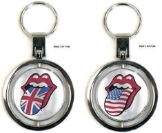 Key-deluxe - The Rolling Stones Premium Keychain: UK & US Tongues