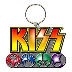 KISS - Standard Keychain: Logo & Icons in the group OTHER / Merch CDON 2306 at Bengans Skivbutik AB (115747)