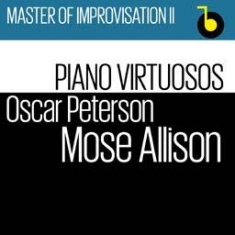 Peteson Oscar And Mose Allison - Master Of Improvisation Ii in the group CD / Jazz at Bengans Skivbutik AB (1161148)