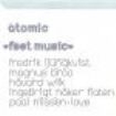 Atomic - Feet Music in the group CD / Jazz/Blues at Bengans Skivbutik AB (1836681)