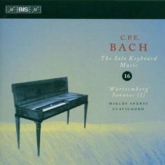 Bach Cpe/ Spanyi - Solo Keyboard Music V.16 - Wurttemb