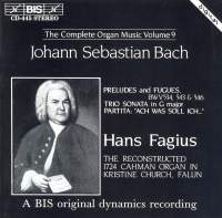 Bach Johann Sebastian - Organ Music Vol 9