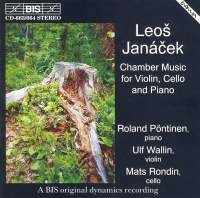 Janacek Leos - Ch Music For Violin/Cello/Pian