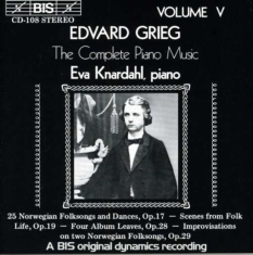 Grieg Edvard - Complete Piano Music Vol 5