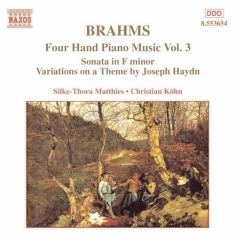 Brahms Johannes - Four Hand Piano Music 3