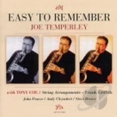 Temperley Joe - Easy To Remember in the group CD / Jazz/Blues at Bengans Skivbutik AB (2236418)