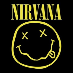 Nirvana - Single Cork Coaster: Smiley