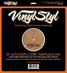 Vinyltillbehör - Vinyl Styl 12" Anti-Static Cork Turntable Mat