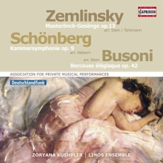 Zemlinsky Alexander Schoenberg A - Orchestral Songs