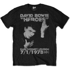 David Bowie - Heroes Earls Court Uni Bl    S