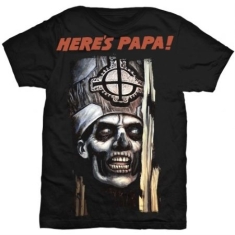 Ghost Here's Papa Men's Black T Shirt: Small -  T-shirt S (S)