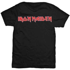 Iron Maiden - Logo Men's Black T Shirt