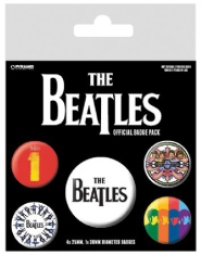 The beatles - The Beatles (Black) Badge Pack Pin