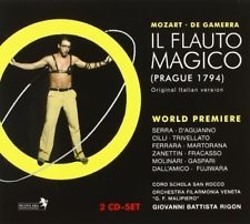 Serra/ Cilli/ Ferrara/ Molinari/ Rigon - Mozart: Il Flauto Magico in the group OTHER / Övrigt /  at Bengans Skivbutik AB (3042834)