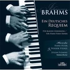Klavierduo Stenzl - Brahms: Ein Deutsches Requiem in the group CD / Pop at Bengans Skivbutik AB (3043319)
