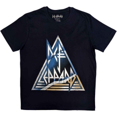 Def Leppard - Triangle Logo Uni Navy   