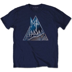 Def Leppard -  Men's Tee: Triangle Logo (L)