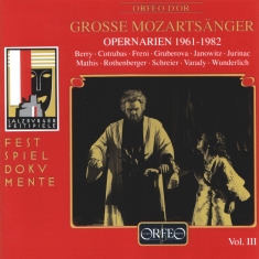 Mozart W A - Grosse Mozartsänger, Vol. 3