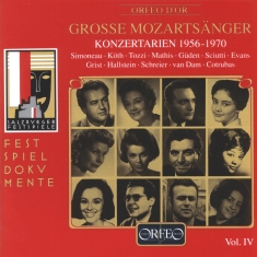 Mozart W A - Grosse Mozartsänger, Vol. 4
