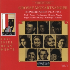 Mozart W A - Grosse Mozartsänger, Vol. 5