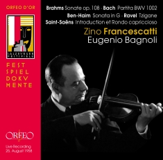 Various - Zino Francescatti, Live Recording S