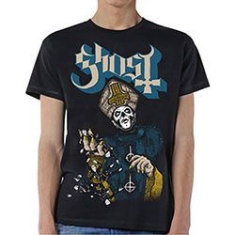 Ghost - GHOST MEN'S TEE: PAPA OF THE WORLD Size L in the group Minishops / Ghost at Bengans Skivbutik AB (3586573)