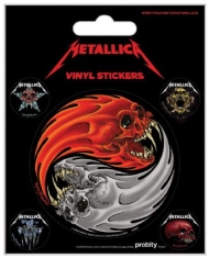Metallica - Metallica (Yin & Yang Skulls - Pushead) Stickers