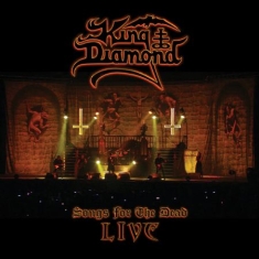 King Diamond - Songs From The Dead Live (2LP Ltd Bengans Clear Ash Grey Marbled)