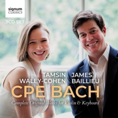 Bach Carl Philip Emmanuel - Complete Original Works For Violin