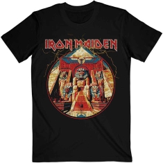 Iron Maiden - Powerslave Lightning Circle Uni Bl   