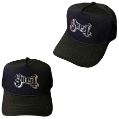 Ghost - Ghost Unisex Baseball Cap: Logo (Sonic Silver) in the group OTHER / Merch Caps and Hats at Bengans Skivbutik AB (3743757)