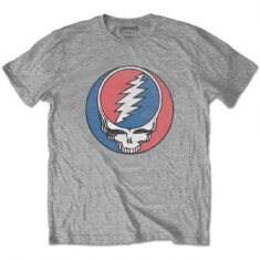 Grateful Dead -  GRATEFUL DEAD UNISEX TEE: STEAL YOUR FACE CLASSIC (S)